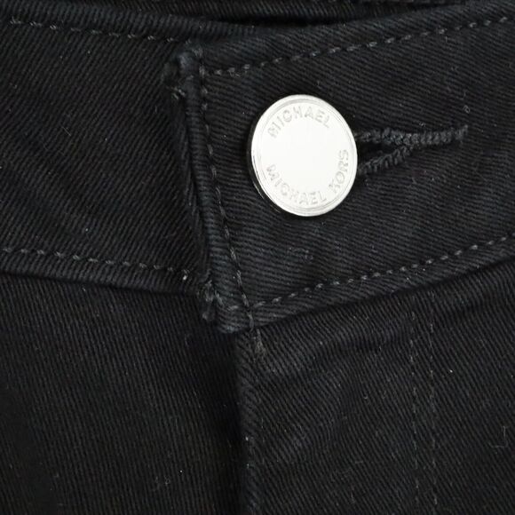 Michael Kors Jeans Petites 2P Black Izzy Skinny Stretch Denim Zip Pockets - Picture 11 of 16